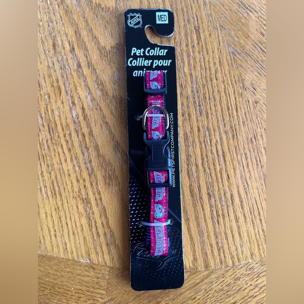 🌼3 for 15🌼NWT Official NHL Colorado Avalanche Size Medium Pet Collar